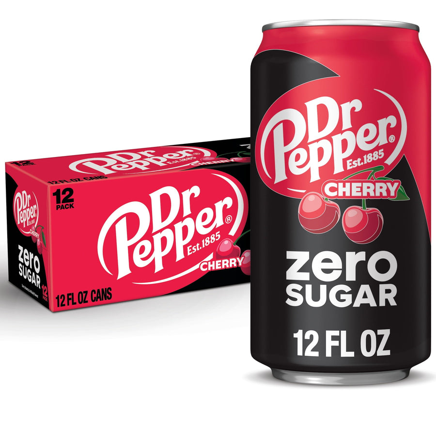 Dr Pepper Cherry Zero Sugar Soda - Classic Ready